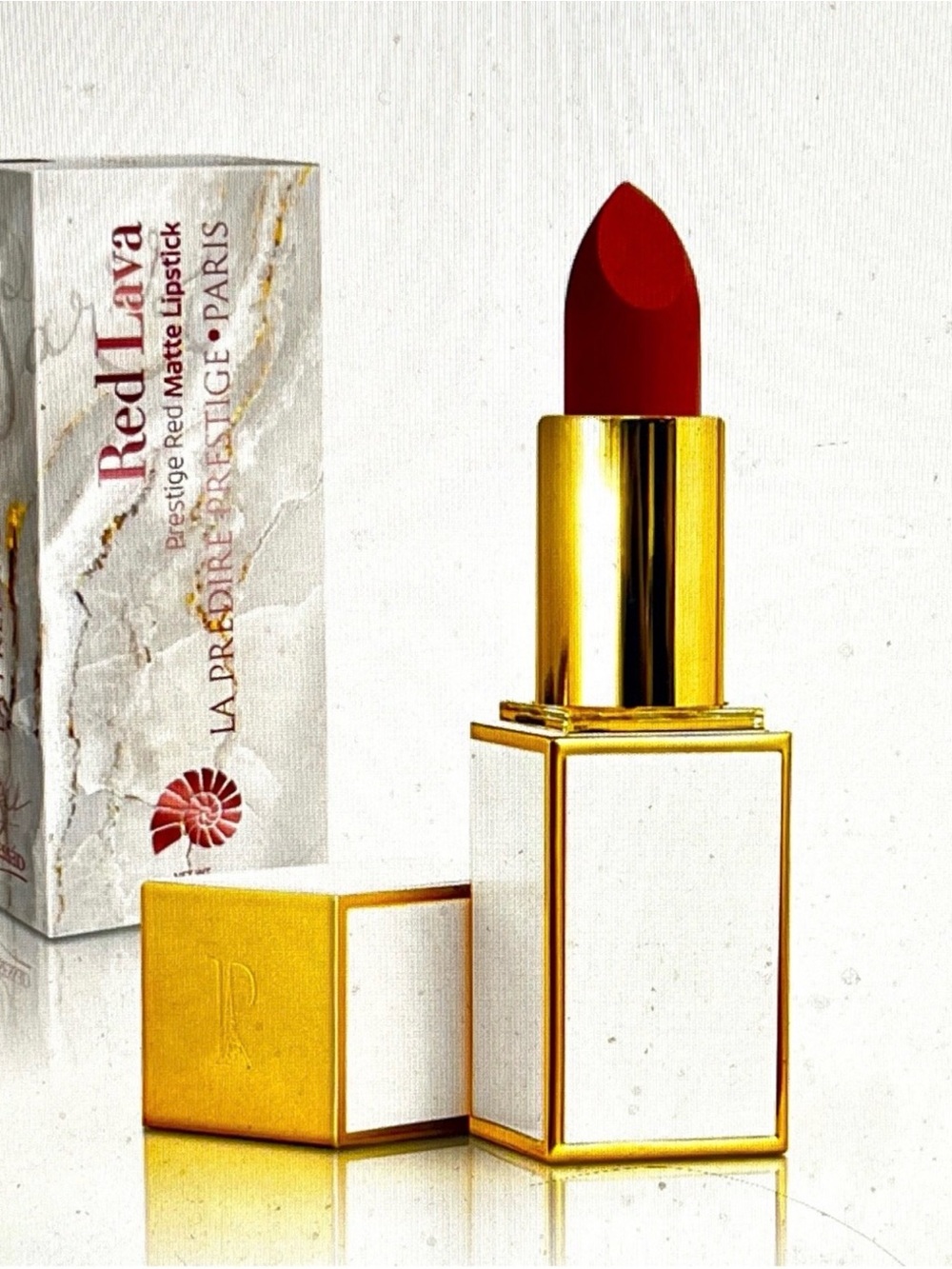 Prestige Matte Lipstick Color Red Lava